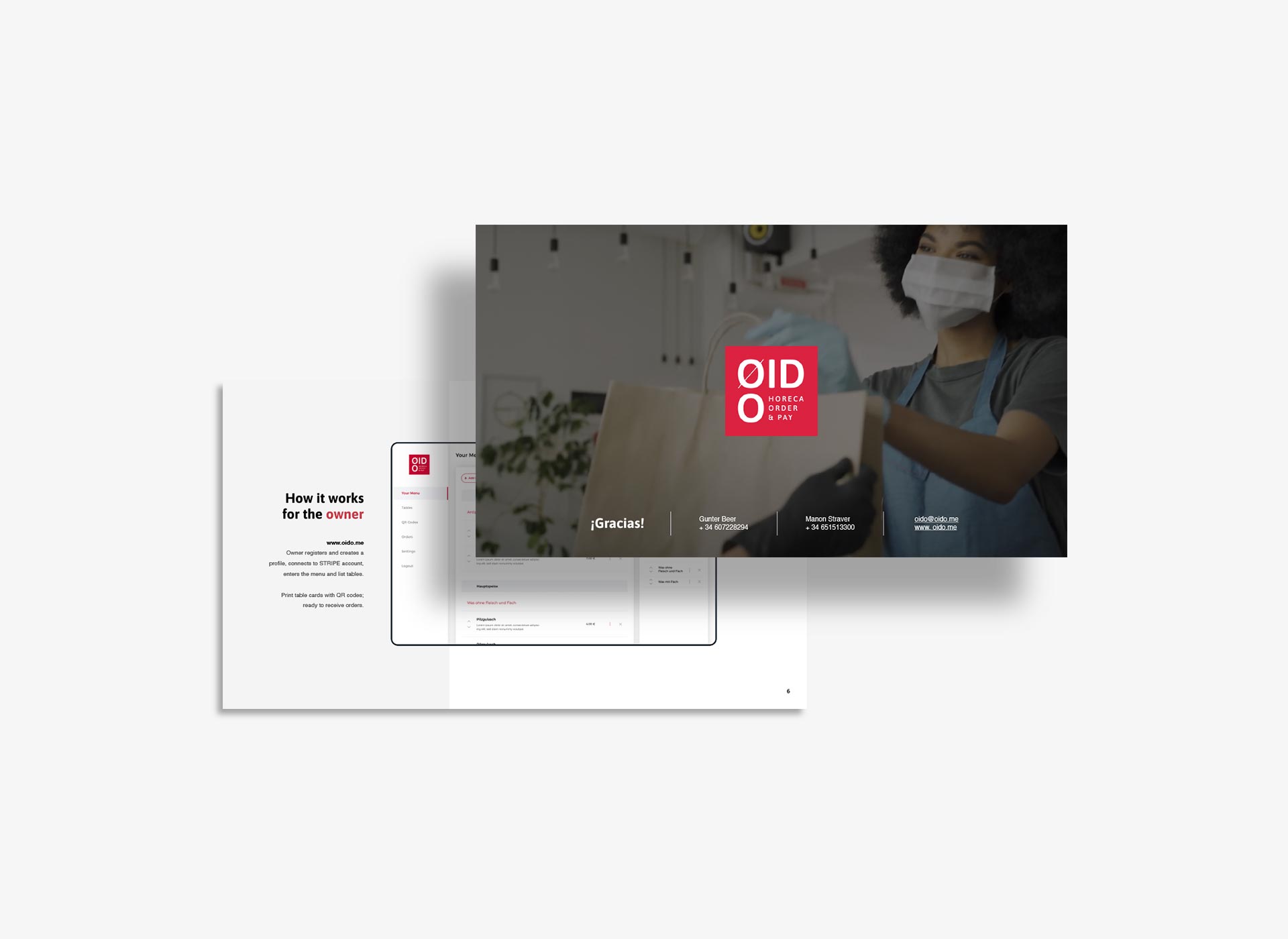 Presentación Corporativa para App de restauración OIDO