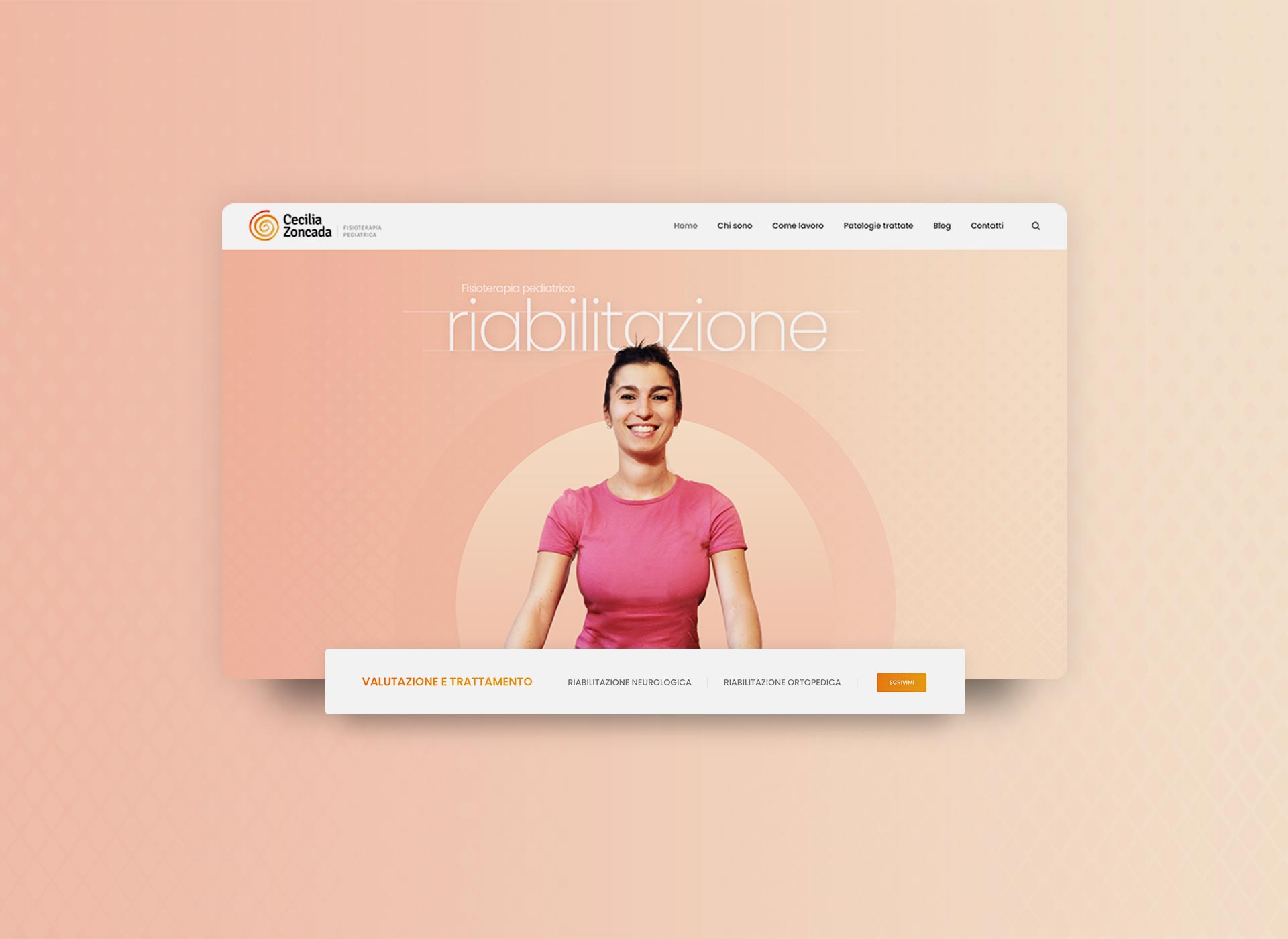 Identidad visual y diseño web para fisioterapeuta pediátrica