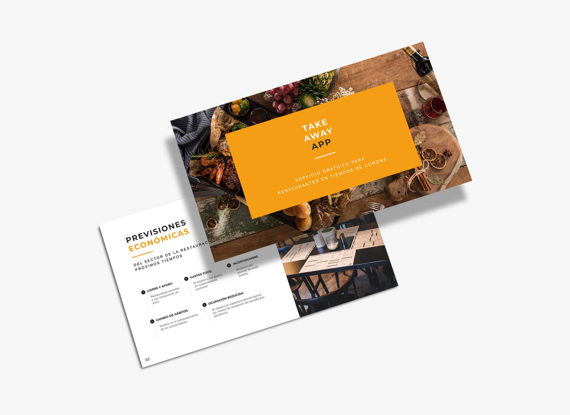 Presentación para APP de Take Away