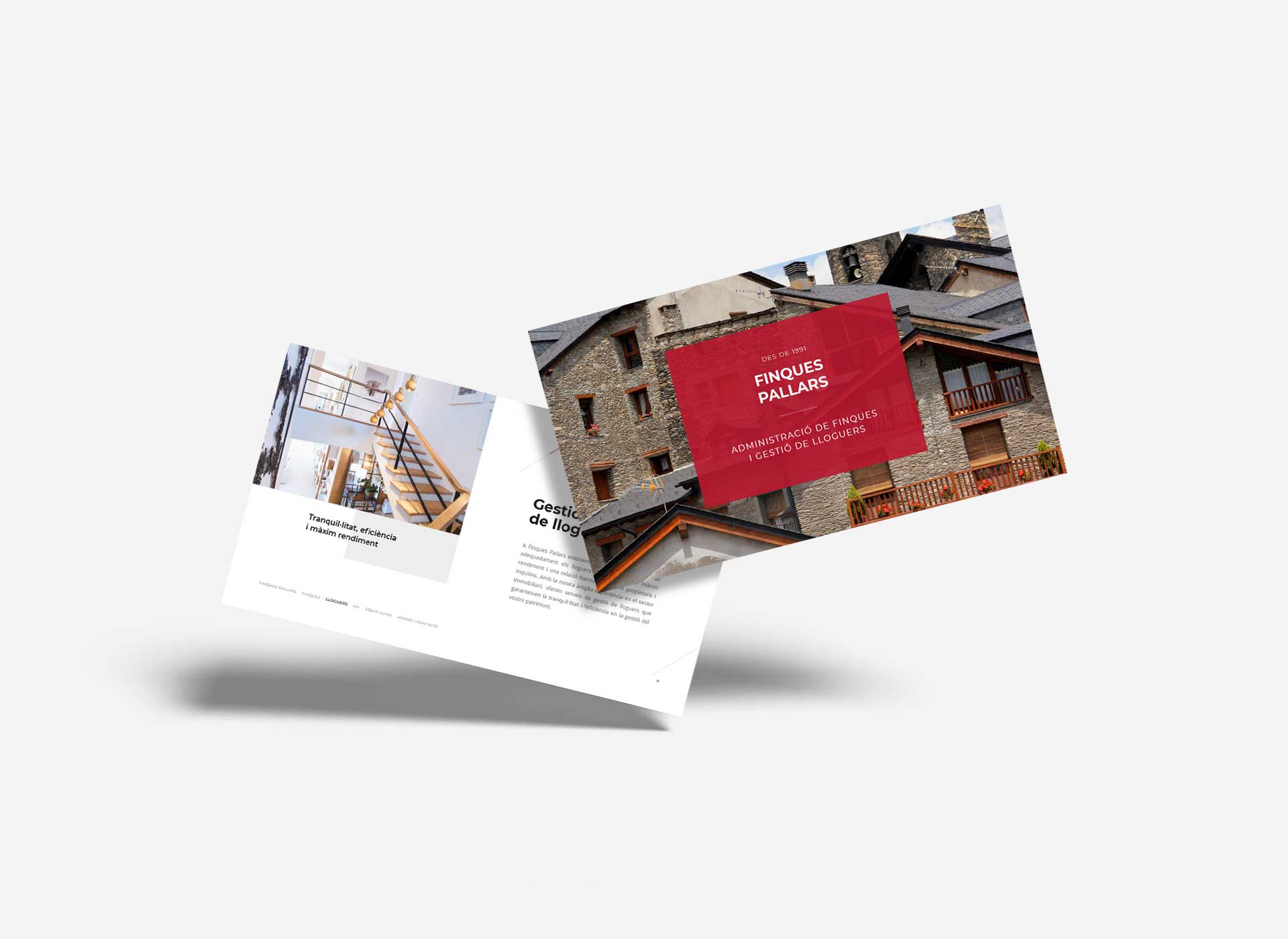 Presentación Corporativa para Inmobiliaria Finques Pallars
