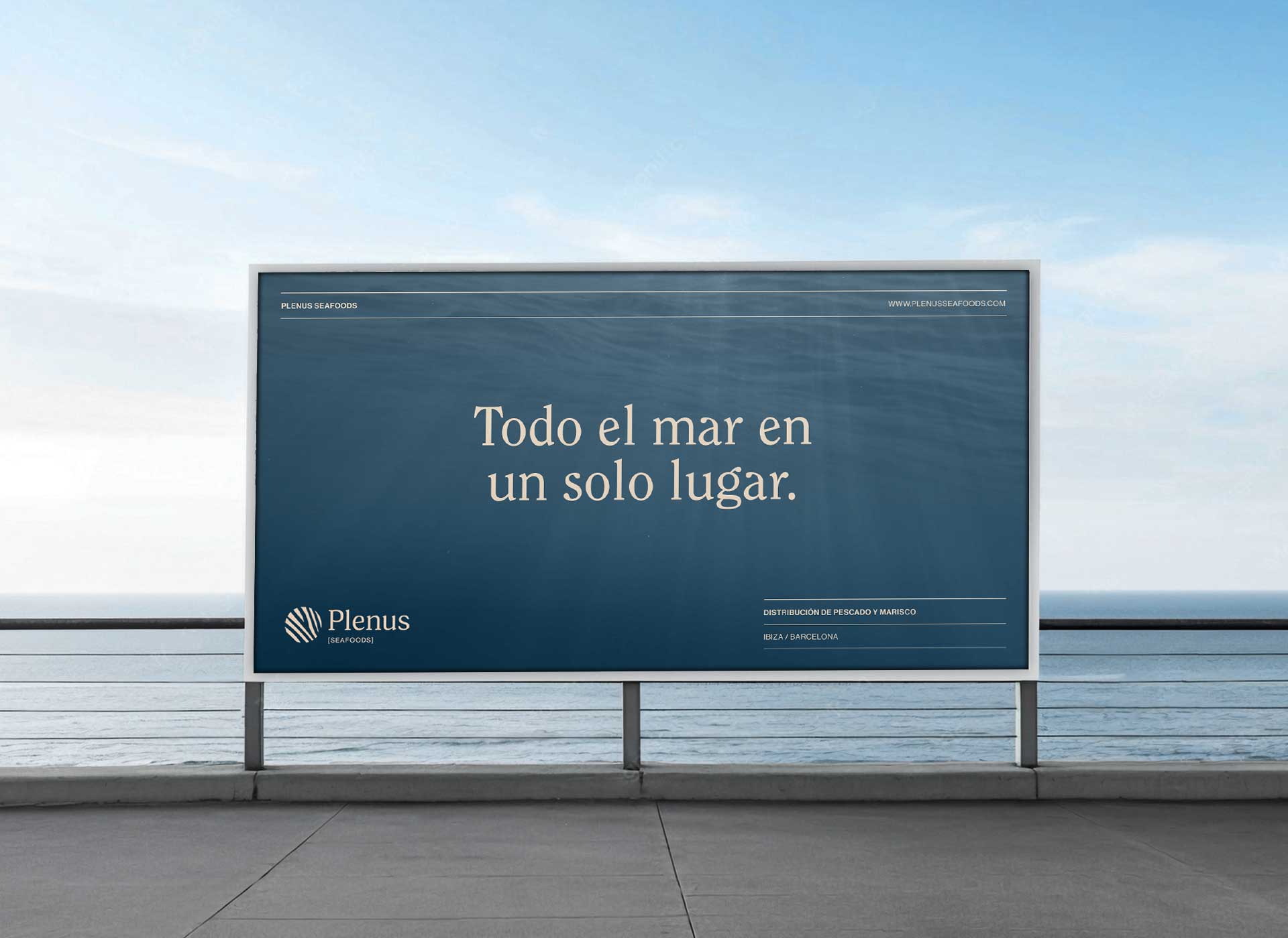 Diseño de Branding para Plenus, distribuidora de pescado y marisco