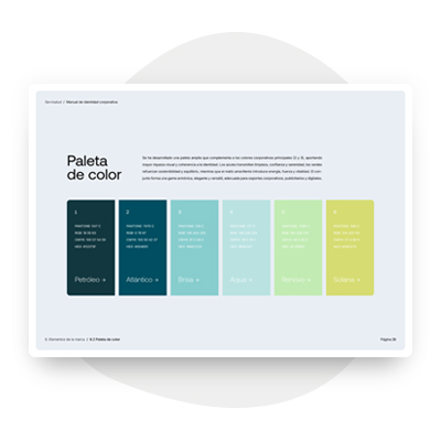 Diseño de identidad visual corporativo para empresas y marcas.